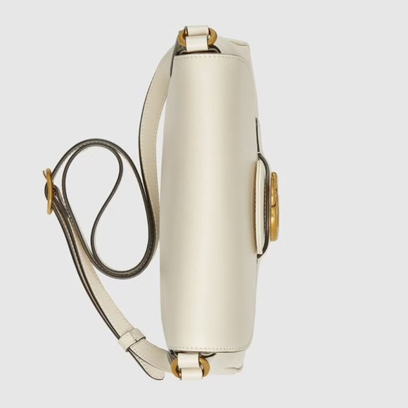 Gucci Small Messenger Bag with Double G in White - Picture 6 of 7